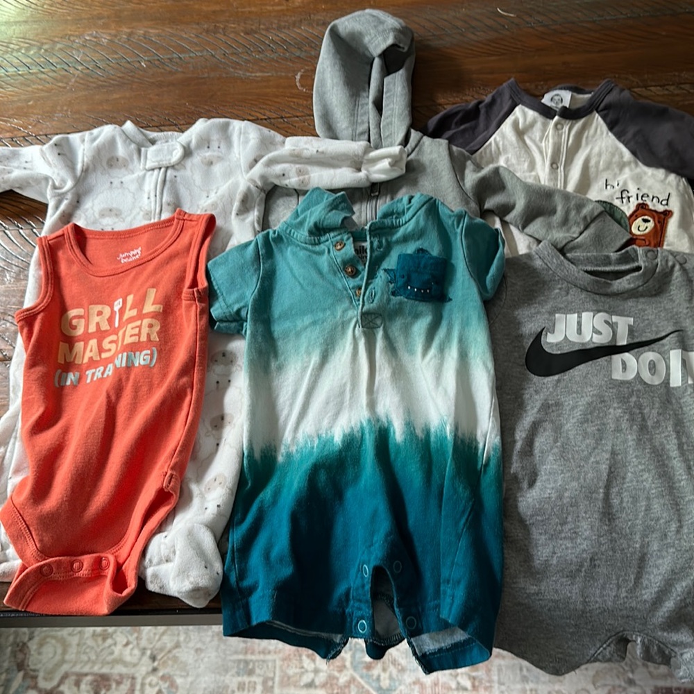 Lot of 3 month and 3-6 month clothes.